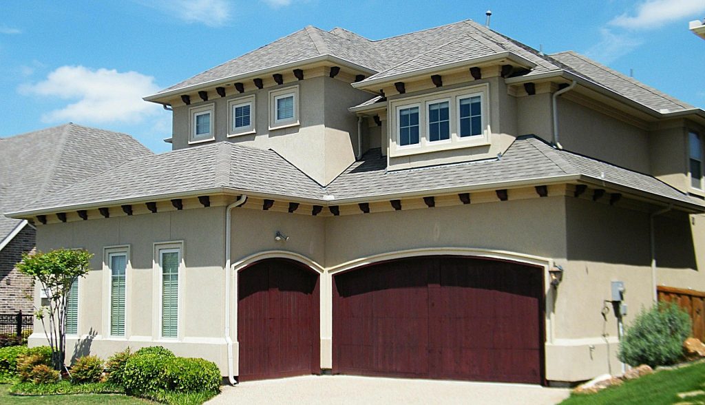modern wood garage doors