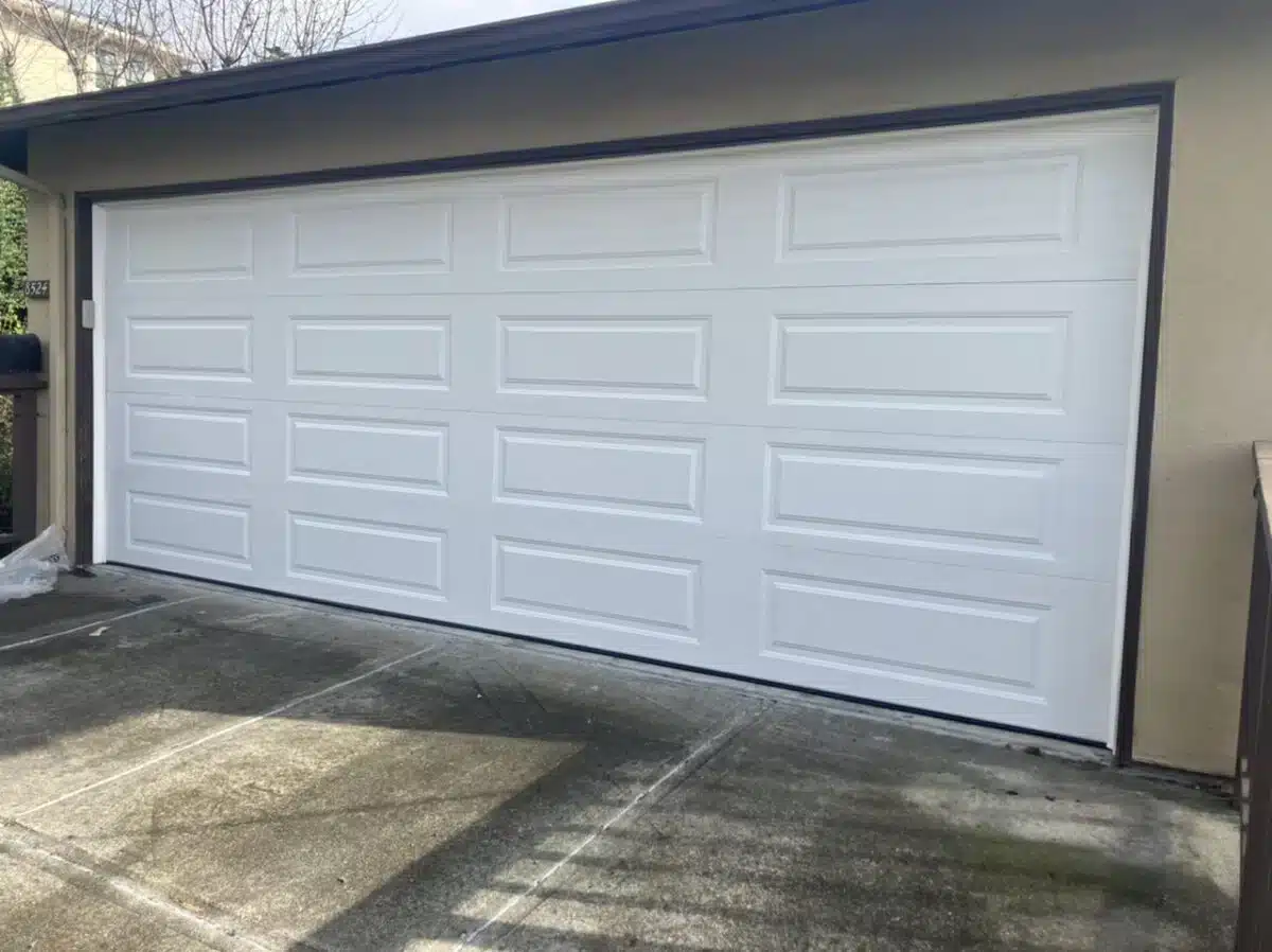 White Garage Door
