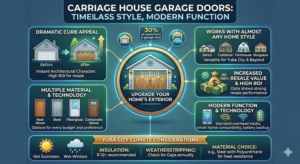 Garage door options and benefits